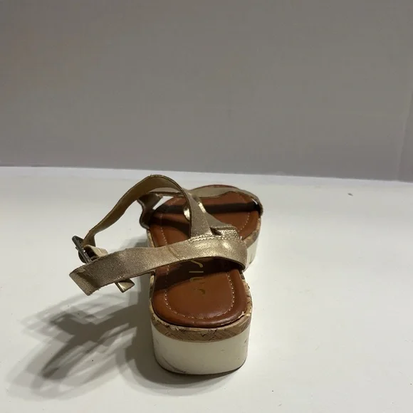 Unisa Gold Strappy Sandals - Picture 9 of 12